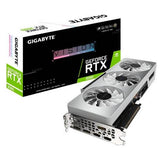 Gigabyte GeForce RTX 3080 Vision OC 10G, 1‎800 MHz Core Clock, GDDR6X, 10GB, 3‎20 bit, PCI-E 4.0 x 16, ATX Graphics Card - Silver (LHR) I GV-N3080VISION OC-10GD