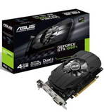 ASUS GeForce GTX 1050Ti 4GB PHOENIX Fan Edition DVI-D HDMI DP 1.4 Gaming Graphics Card (PH-GTX1050Ti-4G) | 90YV0A70-M0NA00