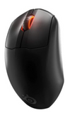 SteelSeries Prime Wireless Optical Gaming Mouse, with RGB Lighting, 400 on SteelSeries QcK Surfaces, Black | 62593
