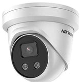 Hikvision Turret Network Camera, 2.8mm 8MP High Quality 3840 × 2160 Resolution, Excellent Low-light Performance, Built-in Microphone, IP67 Water & Dust Resistant, White | DS-2CD2386G2-IU