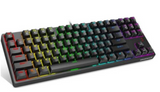 1st Player TKL RGB Gaming Mechanical USB Wired Keyboard DK5.0 LITE with Cherry MX Blue Switches Equivalent, Compact 87 Keys Tenkeyless LED RGB Backlit Keyboard PC Gamers | DK5.0-LITE-87KEYS