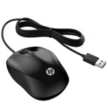 HP USB 1000 Wired Mouse,1200 DPI Ambidextrous, Black | 4QM14AA#ABB