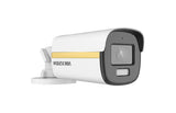 Skip to the beginning of the images gallery Hikvision DS-2CE12DF3T-F 2 MP ColorVu Fixed Bullet Camera, 2 MP, 1920 × 1080 resolution, 3D DNR technology, Up to 40 m, One port for four switchable signals, (IP67)