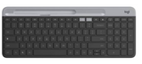 Logitech K580 Slim Multi Device Wireless Keyboard, For Chrome OS, 10 Meter Wireless Operation, Bluetooth / 2.4GHz USB Receiver, Easy Switch, 24 Month Battery, Black | 920-010073
