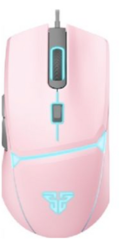 Fantech VX7 Sakura Edition Macro Gaming Mouse, Up to 60 IPS, 15G Acceleration, 125Hz Polling Rate, 4 Colors LED, 1.8m Nylon Braided USB Cable, 6 Buttons, Pink | VX7 Sakura