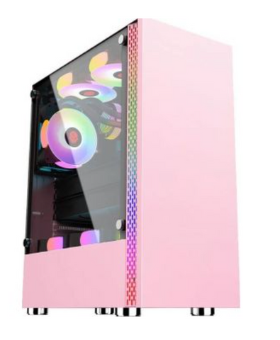 Gaming Bundle OFFERS For PINK LOVERS (Intel 11th Gen i5-11400, 16gb RAM 3600Mhz, RTX 3060 OC Edition, 500GB M.2 + 1TB HDD, 700W Power Supply,ATX Case - Pink240mm Liquid CPU Cooler, Dual Fans Pink)