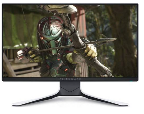 Dell Alienware 25'' FHD IPS Gaming Monitor, 240Hz Refresh Rate, 1ms Response Time, AMD FreeSync, Premium and Nvidia G-Sync, Lunar White | AW2521HFL / AW2521HFLA