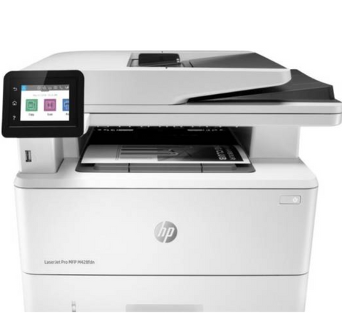 HP M428fdn LaserJet Pro MFP Monochrome Laser Printer, Apple Air Print, Ethernet Networking, Google Cloud Print, HP ePrint, Mopria, USB, White | W1A29A