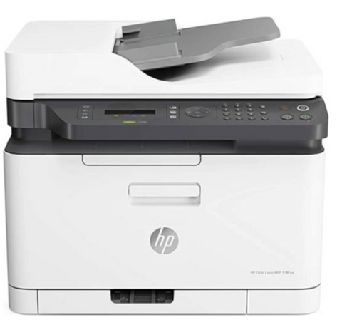 HP Color Laser 179Fnw Wireless All in One Laser Printer with Mobile Printing & Built-in Ethernet | 4ZB97A