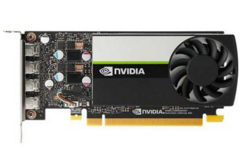 PNY Quadro T600 Low-Profile Graphics Card, Nvidia Turing Architecture, 640 Cuda Cores, 4GB of GDDR6 VRAM, PCIe 3.0 x16 Interface, 128-Bit Memory Interface | VCNT600-SB