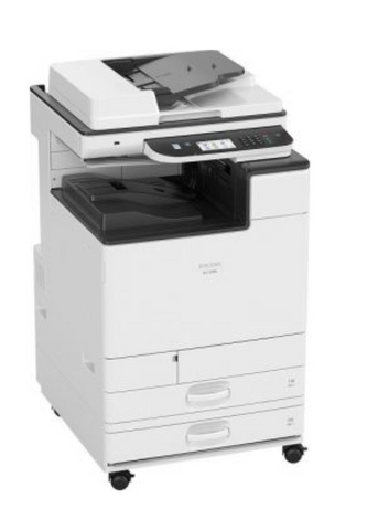 Sharp BP-30M35 A3 Black & White Photocopier, 35 B/W Pages Per Minute, Standard Paper Capacity 1100 Sheets, Print / Copy / Scan / File / Fax Functions, 2 Tray / Bypass Tray, White | BP-30M35