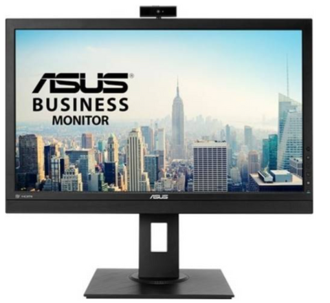 ASUS BE24DQLB 238'' FHD IPS Video Conferencing Monitor, 60Hz Refresh Rate, 5ms Response Time, Full HD Webcam, Mic Array, Stereo Speakers, Mini-PC Mount Kit, | 90LM03W1-B01370 / 90LM03W1-B01310