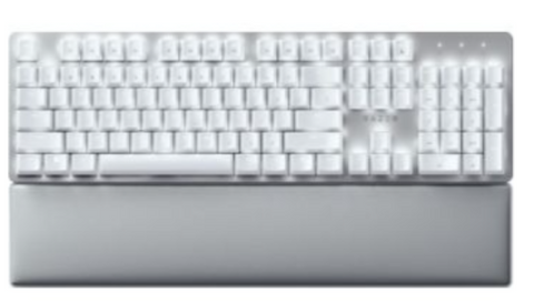 Razer Pro Type Ultra - US Wireless Mechanical Keyboard, Ergonomic Design with Soft-touch Coating, Backlit Keys White LED, ABS Plastic, Yellow Mechanical Switch | RZ03-04110100-R3M1