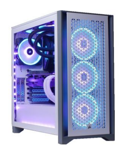 Froze White Gaming PC with 12th Gen Processor - Intel Core i7 12700KF, Nvidia RTX 3060 Ti, 16GB RAM 3200Mhz, 1TB SSD + 2TB HDD, 750W PSU, 240MM Liquid Cooler, Wifi 6E
