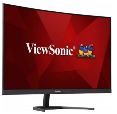 Viewsonic VX3268 32” 2K QHD 1500R Curved Gaming Monitor, 144Hz Refresh Rate, 1440p Resolution, 1ms MPRT Response Time, AMD FreeSync, 16:9 Aspect Ratio, LED, HDMI, Displayport, Black | VX3268-2KPC-MHD