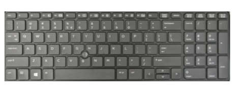 Replacement Laptop Keyboard For HP Zbook 15