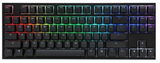 Ducky One 2 TKL Cherry Blue RGB Switch Keyboard, PBT Keycap, USB Interface, English Arabic Layout, Top Case Black, Bottom Case White | DKON1787ST-CARPDAZT1
