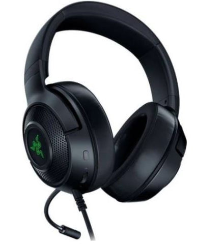 Razer Kraken V3 X-Wired USB, 40mm Drivers for High-End Audio Performance, 7.1 Surround Sound , Hybrid Fabric and Memory Foam, Gaming Headset - Black | RZ04-03750100-R3M1