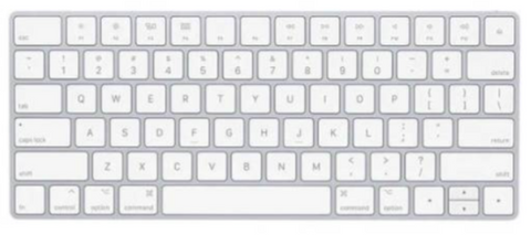 Apple Magic Bluetooth Keyboard, QWERTY UK, English Layout, Silver | MK2A3B/A