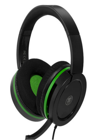 Snakebyte X Pro Xbox One Wired Gaming Headset, 50mm Audio Driver, 3.5mm Jack Plug, Volume Control, Two Interchangeable Sound Isolating Ear Pads