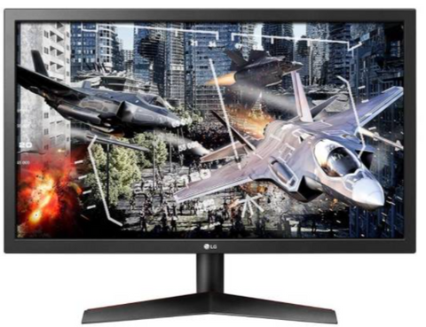 LG 24GL600F-B 24 inch FHD Class UltraGear Gaming Monitor, FHD 1ms Response Time, 144Hz Reresh Rate, Radeon FreeSync | 24GL600F-B