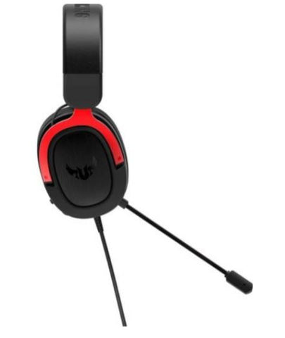 Asus TUF Gaming H3 gaming headset for PC, PS4, Xbox One and Nintendo Switch, 7.1 Surround Sound, Deep Bass, Lightweight design, Fast-cooling Ear Cushions - Red