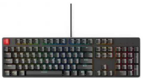 Glorious Modular Mechanical Gaming Keyboard (Pre-Built), RGB LED, Brown Switches, Raised Keys, Minimalist Design, 104 Key Standard QWERTY, Black | GMMK-BRN-V2