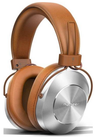 Pioneer Wireless/Wired Stereo Headphones - Brown | SE-MS7BT-T