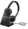 Jabra Evolve 75 Headset with Charging Stand, Optimized for Skype/Business, Bluetooth 4.2 Support, Headset Charges in 2.5 Hours, Including Link 370/CS, Black | 7599-832-199
