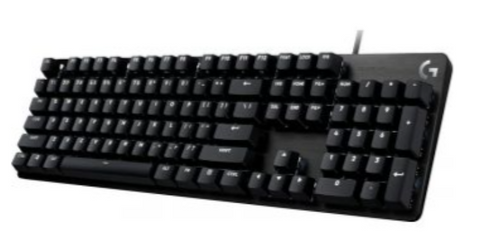 Logitech G413 SE Mechanical Gaming Keyboard, Wired USB Connection, PBT Keycaps, Tactile Mechanical Switches, 12 Function Key Media Controls, Numeric Keypad, Qwerty US, Black | 920-010437
