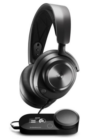 SteelSeries Arctis Nova Pro Wired Gaming Headset, Premium Hi-Fi Drivers, Hi-Res Audio, 360° Spatial, Game DAC Gen 2, Quad-DAC, ClearCast Gen 2 Mic, Compatible With Xbox & PC, Black | 61528