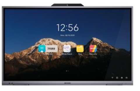 Hikvision 65'' 4K Interactive Display LED Monitor, W/ 8MP Camera & Microphone Array, 3840×2160 Resolution, 60 Hz, 6ms Response Time, 178° Viewing Angle, 90% NTSC, HDMI | DS-D5B65RB/B