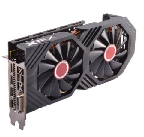 XFX AMD Radeon RX 580 GTS XXX Edition Graphics Card, S Version, 8GB DDR5 256 Bit Memory, Dual Bios, 2304 Stream Processor, 1386MHz OC+, PCI-E, HDMI, Displayport | RX-580S85DD6