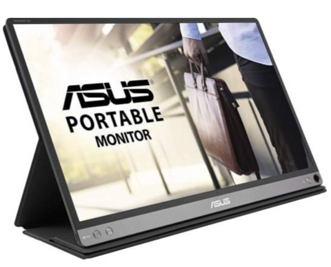 Asus ZenScreen GO MB16AP - 15.6-Inch IPS Full HD (1920 X 1080), 60Hz, USB Type-C, Flicker Free, Blue Light Filter Portable USB Monitor Black | 90LM0381-B02170