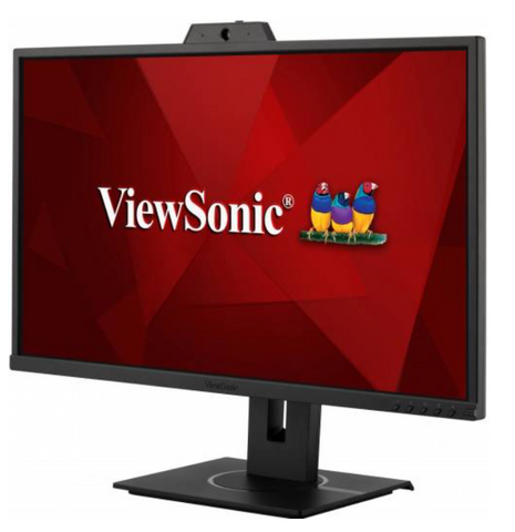Viewsonic 27” IPS Full HD Video Conferencing Monitor, 60Hz Refresh Rate, 5ms Response Time, 16:9 Aspect Ratio, Blue Light Filter, Built In FHD Webcam & Microphone, HDMI, DP | VG2740V