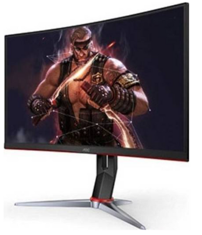 AOC C27G2Z 27 Inches Gaming Curved monitor, 240Hz GTG, 0.5 MS MPRT, 1500R Deep Curved, VA Panel | C27G2Z / C27G2ZE