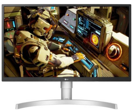 LG 27UP550N 27” 4K UHD IPS Flat Monitor, 60Hz Refresh Rate, 5ms Response Time, 1.07B Color Depth, 3840x2160 Resolution, VESA HDR10, 1000:1 Contrast Ratio, AMD Freesync, USB-C, Silver | 27UP550N-W