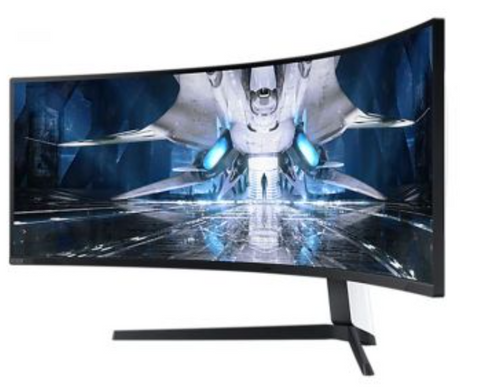 Samsung LS49AG950 Odyssey Neo G9 Curved DQHD Gaming Monitor, Resolution 5120 x 1440, 240Hz Refresh Rate, 1ms Response Time, Quantum Matrix Technology & HDR2000 | LS49SG950NMXUE