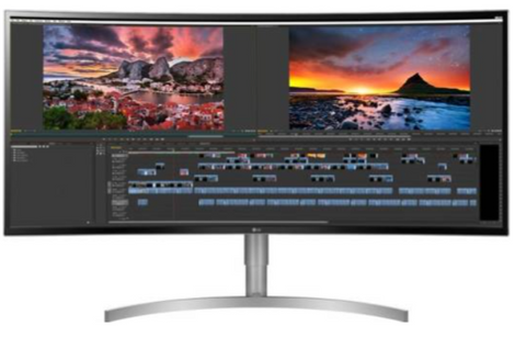 LG 38WK95C-W 38 Inch UltraWide WQHD+ (3840x1600) IPS Curved LED Monitor USB Type-C | 38WK95C-W
