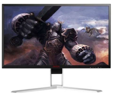 AOC Agon 24 Inch Gaming Monitor, 2560x1440 Res, 165hz, 1ms, G-Sync, HDMI, DP, USB, SPK, Height-Pivot | AG241QG