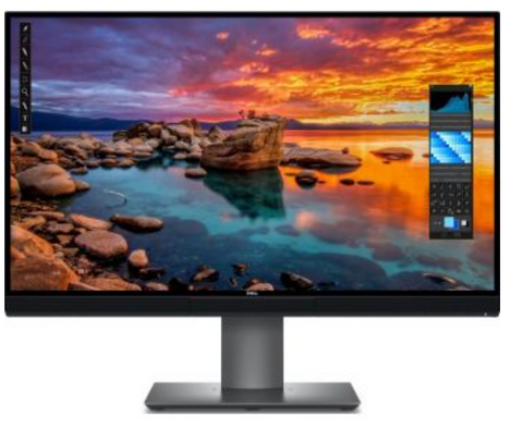 Dell UltraSharp 27 4K PremierColor Monitor, Resolution 3840 x 2160, 60 Hz, 2xThunderbolt 3, 2xHDMI, DisplayPort, Black | UP2720Q