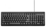 HP 100 Wired USB Keyboard, English Arabic, Black | 2UN30AA#ABV