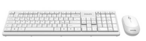 Philips Wireless Keyboard Mouse Combo - White | C314