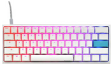 Ducky Channel One 2 Mini RGB Cherry Brown RGB Switch White One 2 Mini/Brown Switch/English/Seamless PBT Double shot, White keycaps/White top case white bottom case/RGB LED War | DKON2061ST-BARALWWT1