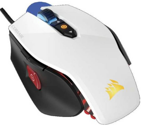 Corsair Gaming M65 PRO RGB FPS Gaming Mouse, Backlit RGB LED, 12000 DPI, Optical, White | CH-9300111-NA