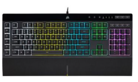 Corsair K55 RGB PRO RGB USB 2.0 Type-A Gaming Keyboard, 16.8 Million Colors, Wired | CH-9226765-NA