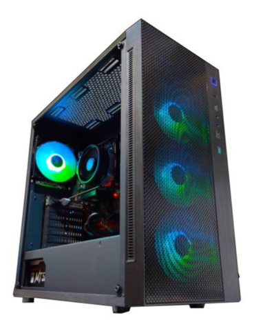 Mid-Level Gaming PC ( Core I5 10400F 4.3Ghz, RTX 2060 Edition 4GB , 16GB RAM , 240GB SSD + 1 TB HDD, WiFi Built-In , 700W 80 Plus PSU, 4x RGB FANS )