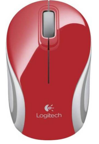 Logitech M187 Wireless Mini Mouse USB Red | 910-002732