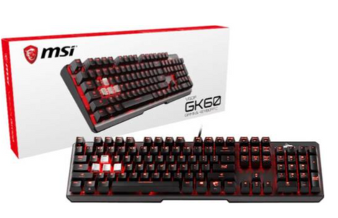 MSI VIGOR GK60 Mechanical Gaming Keyboard - Cherry MX Red Switches | S11-04US234-PA3