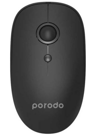 Porodo 2 in 1 Wireless Bluetooth Mouse 2.4GHz V5.0 - Black | PD-WM24BT-BK